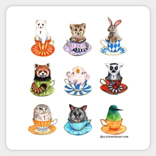 Teacup Critters Sticker